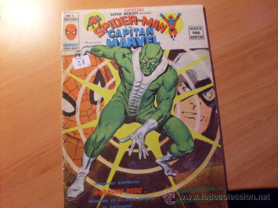 C&oacute;mics: SPIDERMAN Y CAPITAN MARVEL ESPECIAL SUPERHEROES N&ordm; 8 ( ED VERTICE ) (COM25) - Foto 1