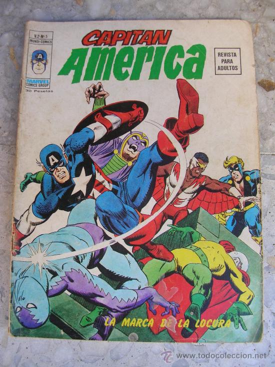 C&oacute;mics: CAPITAN AMERICA. V 2 N&ordm; 5 MUNDI COMICS VERTICE - Foto 1