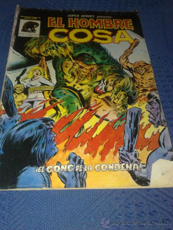 C&oacute;mics: COMIC EL HOMBRE COSA NUMERO 4. VERTICE 1981 - Foto 1