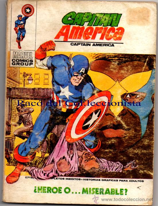 C&oacute;mics: CAPITAN AMERICA, V.1 N. 27 TITULO: &iquest;HEROE O ... MISERABLE?; VERTICE V.1 - Foto 1
