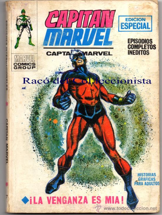 C&oacute;mics: VERTICE V.1 CAPITAN MARVEL N&ordm; 7 TITULO: &iexcl;LA VENGANZA ES MIA! - Foto 1
