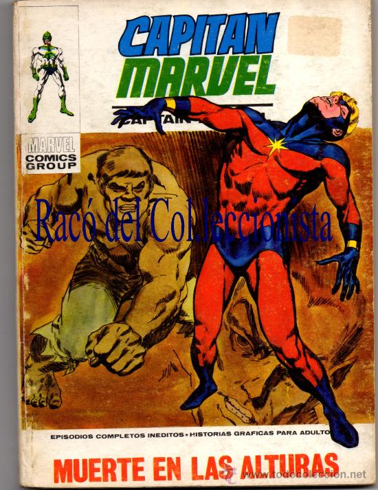 C&oacute;mics: VERTICE V.1 CAPITAN MARVEL N&ordm; 10 TITULO: MUERTE EN LAS ALTURAS - Foto 1