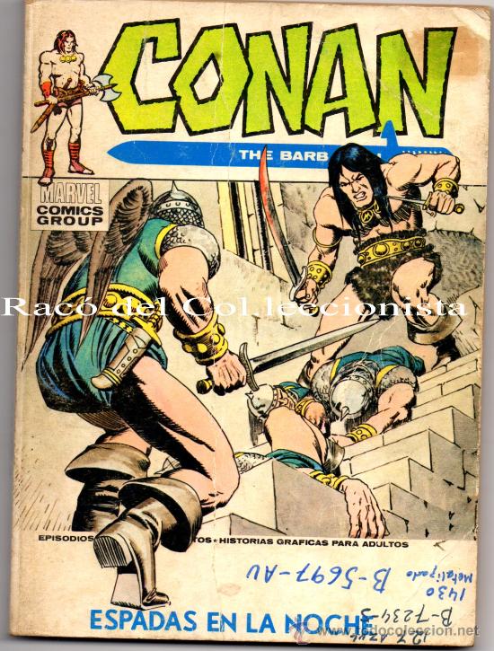 C&oacute;mics: VERTICE V.1 CONAN N. 12 TITULO: ESPADAS EN LA NOCHE - Foto 1