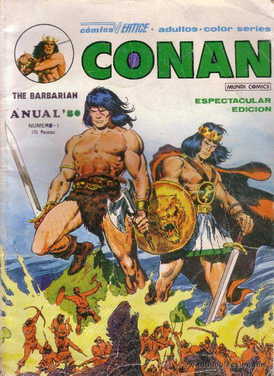 C&oacute;mics: CONAN - ESPECTACULAR EDICION  - VERTICE - ANUAL 80 -   N&ordm; 1 - Foto 1