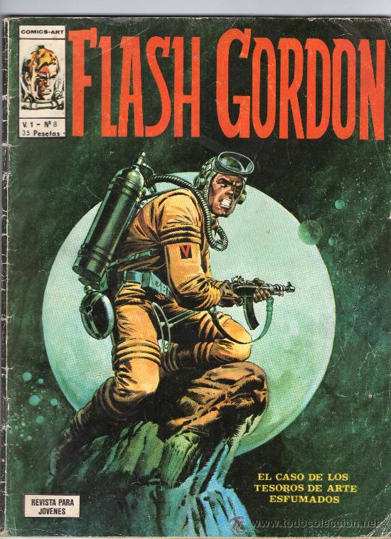 C&oacute;mics: FLASH GORDON - V.1 N&ordm; 8 - COMICS ART - VERTICE - A&Ntilde;O 1975. - Foto 1