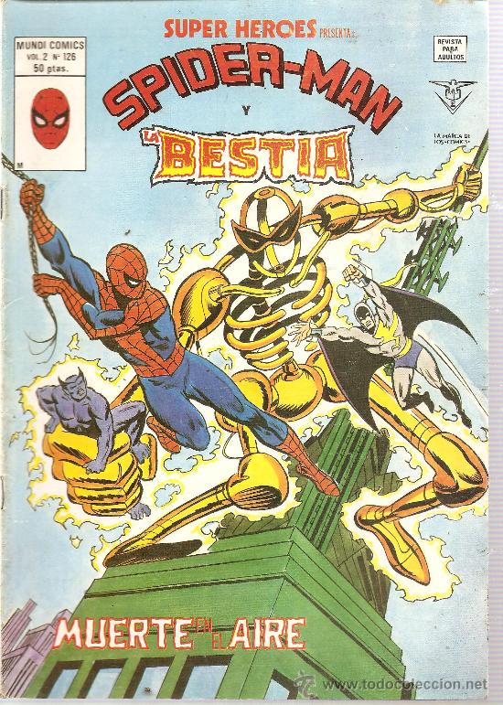 C&oacute;mics: SUPER HEROES V.2 N&ordm; 126 SPIDER-MAN Y LA BESTIA - Foto 1