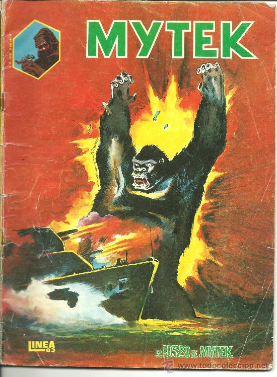 C&oacute;mics: MYTEK LINEA 83 N&ordm; 1-2-3- Y 5 EDICIONES VERTICE - Foto 2
