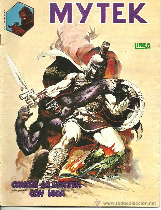C&oacute;mics: MYTEK LINEA 83 N&ordm; 1-2-3- Y 5 EDICIONES VERTICE - Foto 3