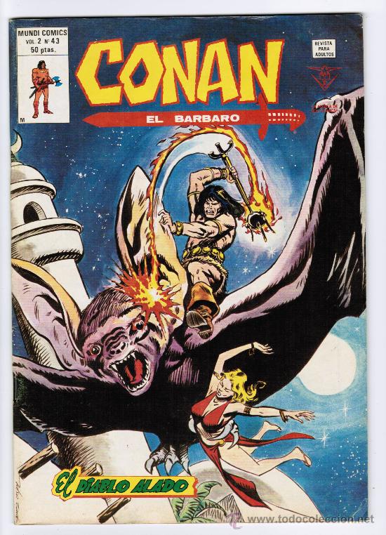 C&oacute;mics: CONAN EL BARBARO V.2. N&ordm; 43 - VERTICE 1980 - Foto 1