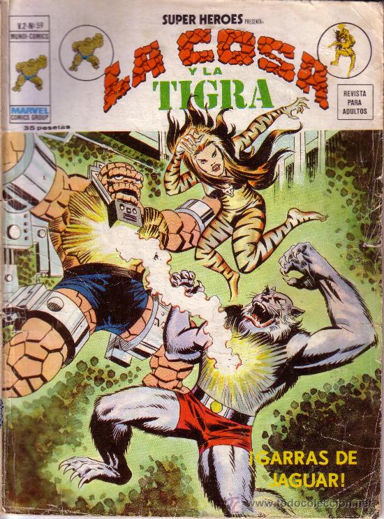 C&oacute;mics: SUPER HEROES V.2. N&ordm; 59 - LA COSA Y LA TIGRA - Foto 1