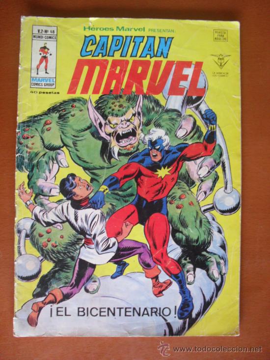 C&oacute;mics: Heroes Marvel vol 2 - Capit&aacute;n Marvel n&ordm; 48 -- V&eacute;rtice 1979 - Foto 1