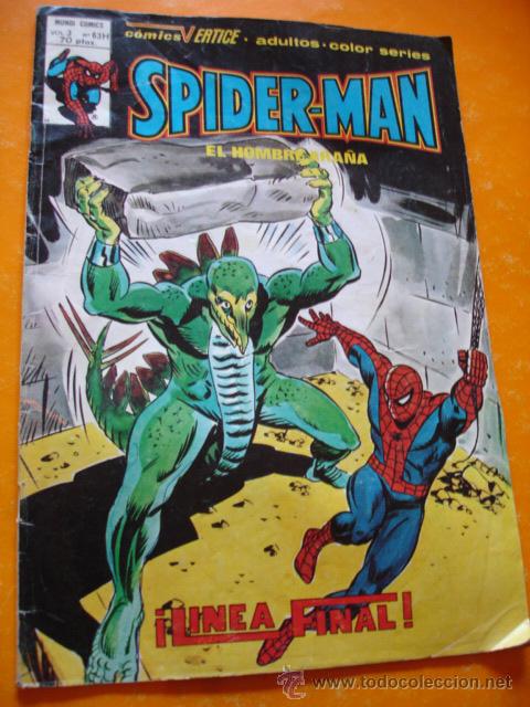 C&oacute;mics: SPIDERMAN VOL. 3 N&ordm; 63 H LINEA FINAL ! VERTICE 1978 . - Foto 1