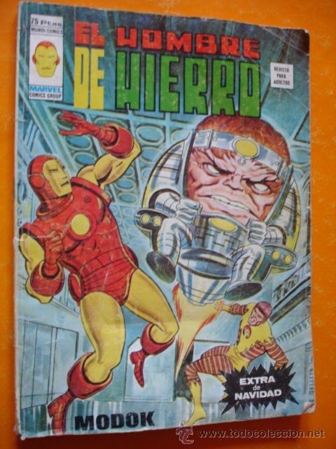 C&oacute;mics: EL HOMBRE DE HIERRO . EXTRA DE NAVIDAD . MODOK . VERTICE 1976 . - Foto 1