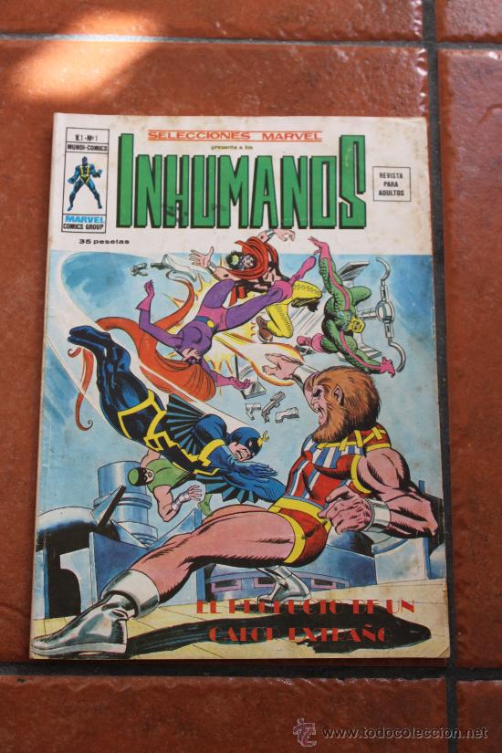 C&oacute;mics: SELECCIONES MARVEL: LOS INHUMANOS V 1 N&ordm; 1   VERTICE - Foto 1