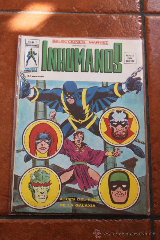 C&oacute;mics: SELECCIONES MARVEL : LOS INHUMANOS V 1 N&ordm; 3  VERTICE - Foto 1