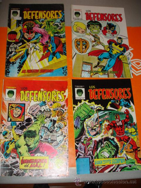 C&oacute;mics: LOTE LOS DEFENSORES N&ordm; 1-3-4-5 . EDICIONES VERTICE . - Foto 1