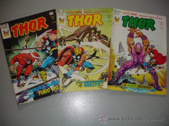 C&oacute;mics: LOTE THOR VOL 2 N&ordm; 47-49-52 . EDICIONES VERTICE . - Foto 1