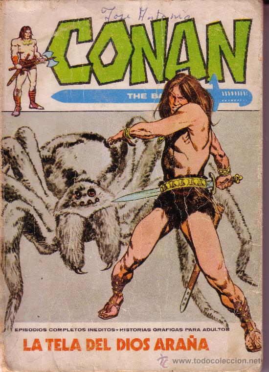 C&oacute;mics: CONAN - LA TELA DEL DIOS ARA&Ntilde;A - EDICIONES VERTICE - N&ordm; 7 - Foto 1