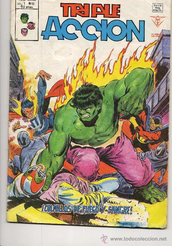 C&oacute;mics: TRIPE ACCION  EDICIONES VERTICE VOLUNEN 1 N&ordf; 14 ENVIO GRATIS - Foto 1