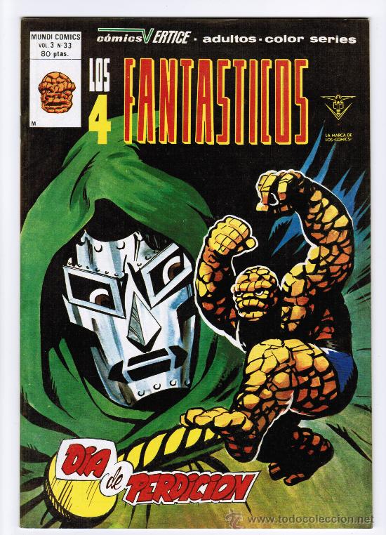 C&oacute;mics: LOS 4 FANTASTICOS V.3. N&ordm; 33 - VERTICE - Foto 1