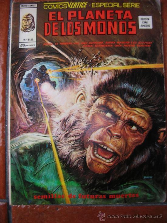 C&oacute;mics: EDICIONES VERTICE V-2 N&ordm; 22 EL PLANETA DE LOS MONOS - Foto 1