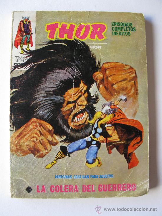 C&oacute;mics: VERTICE THOR - LA COLERA DEL GUERRERO - NUM.22 MAL MAQUETADO- RARO - Foto 1