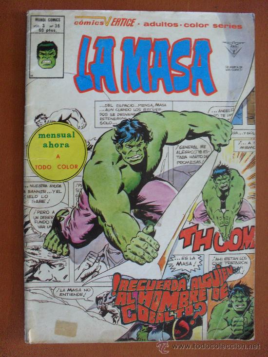 C&oacute;mics: La masa, vol. 3 n&ordm; 36 -- vertice - Foto 1