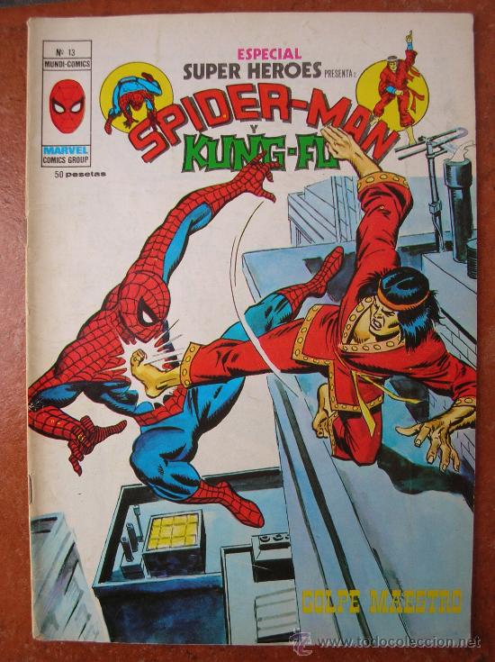 C&oacute;mics: SUPER HEROES SPIDERMAN Y KUNG FU N&ordm; 13 - Foto 1