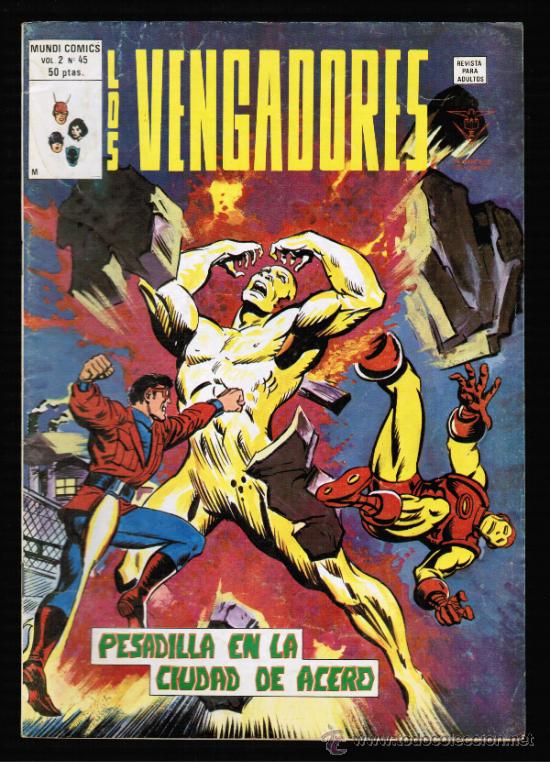 C&oacute;mics: LOS VENGADORES V.2. N&ordm; 45 - VERTICE 1979 - Foto 1
