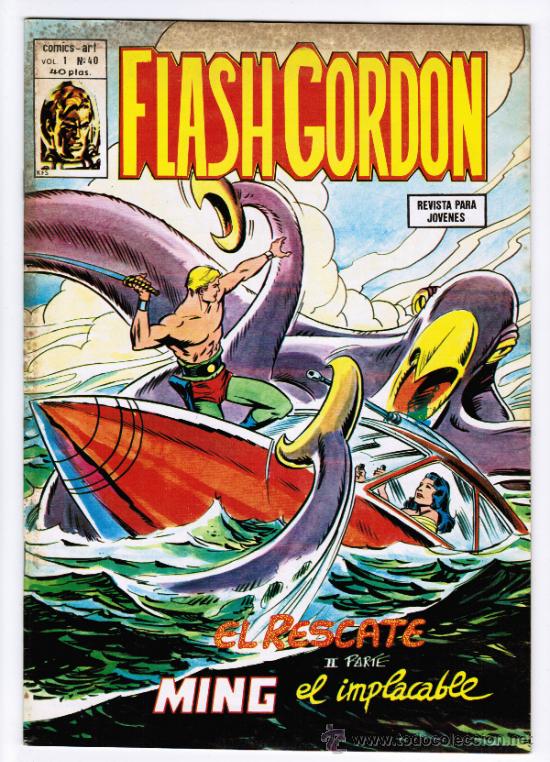 C&oacute;mics: FLASH GORDON VOL.1. N&ordm; 40 - VERTICE 1974 - Foto 1