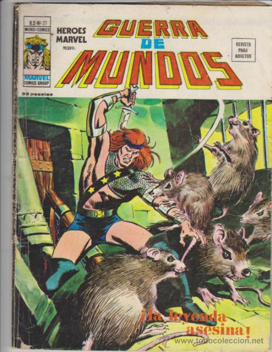 C&oacute;mics: H&eacute;roes Marvel. Guerra de Mundos v.2 n&ordm;  21. - Foto 1
