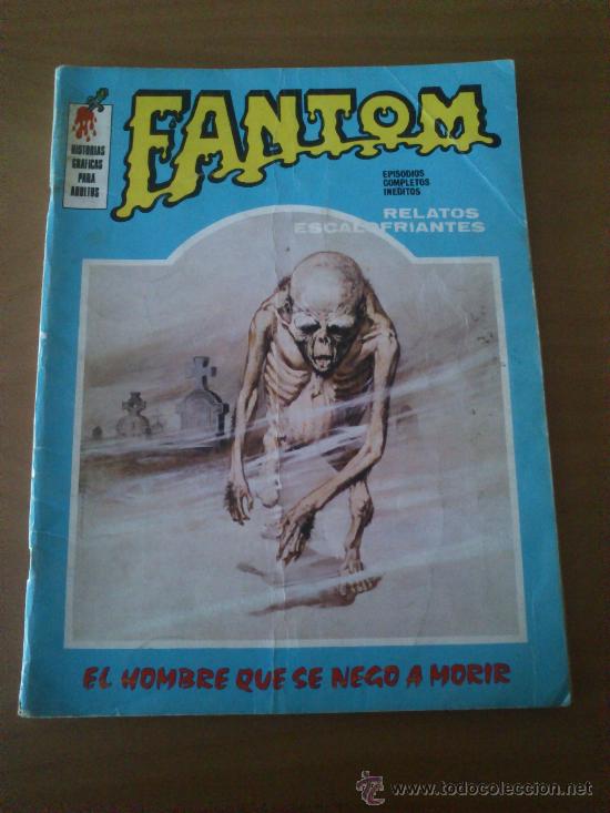 C&oacute;mics: Antiguo Fantom, Comic De Terror De Editorial Vertice, Del A&ntilde;o 1972. - Foto 1