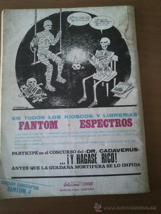 C&oacute;mics: parte trasera del comic - Foto 2