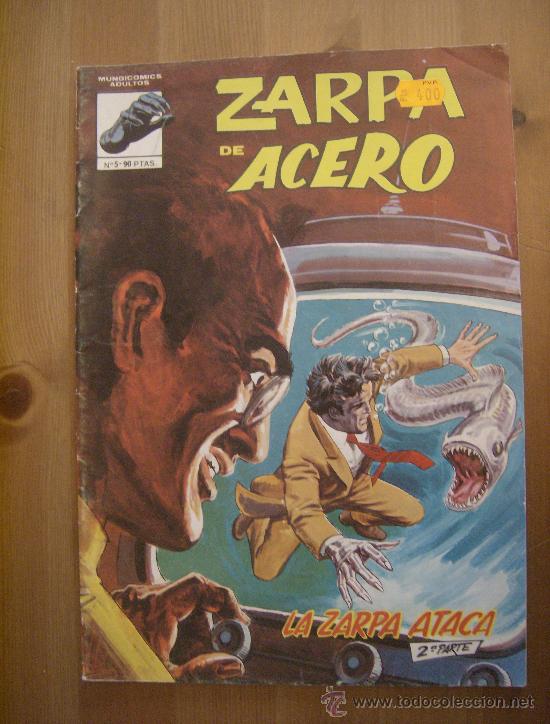 C&oacute;mics: zarpa de acero n&ordm; 05. mundicomics, 1981. - Foto 1