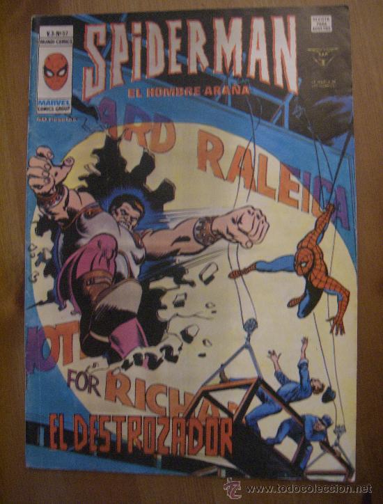 C&oacute;mics: spiderman vol.03 n&ordm;57. v&eacute;rtice, 1979. - Foto 1