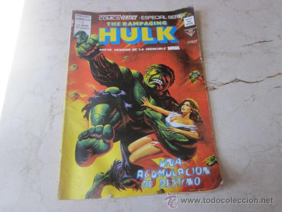 C&oacute;mics: THE RAMPAGING HULK - ESPECIAL LA MASA 8 - VERTICE - Foto 1