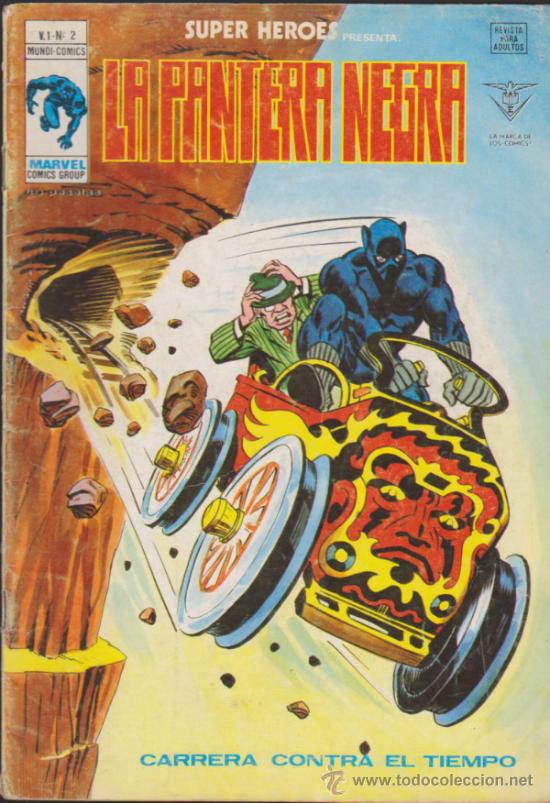 C&oacute;mics: Super H&eacute;roes v.1 n&ordm; 2. La Pantera Negra.. - Foto 1