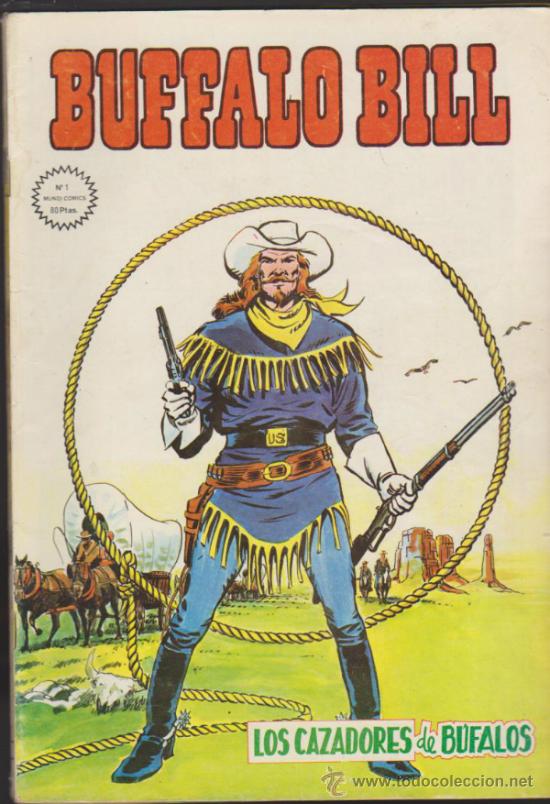 C&oacute;mics: Buffalo Bill. Lote de 2 ejemplares. n&ordm;  1 y 6. V&eacute;rtice. - Foto 1