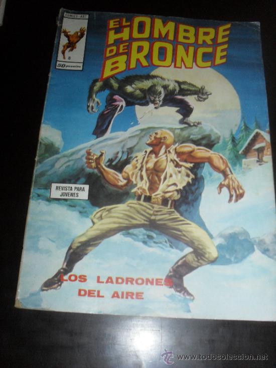 C&oacute;mics: EL HOMBRE DE BRONCE N&ordm; 8. COMICS-ART. COMICS VERTICE. - Foto 1