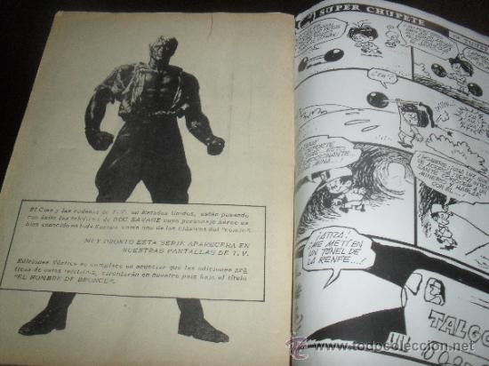 C&oacute;mics: EL HOMBRE DE BRONCE N&ordm; 8. COMICS-ART. COMICS VERTICE. - Foto 4