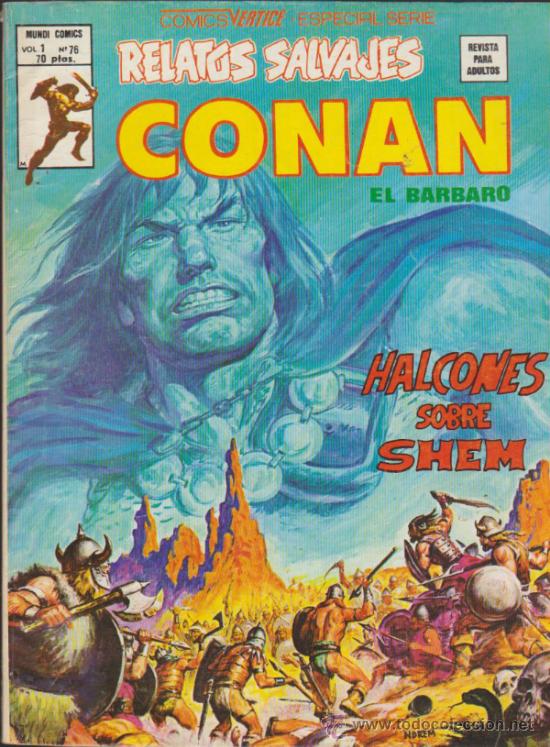 C&oacute;mics: Relatos Salvajes v.1 n&ordm; 76. Conan. V&eacute;rtice. - Foto 1