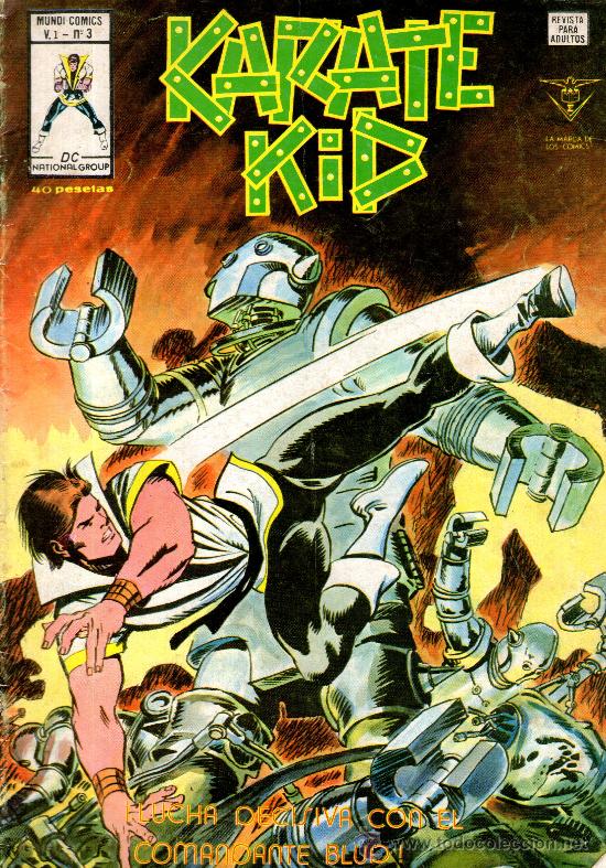 C&oacute;mics: comic de karate kid n&ordm; 3 - lucha decisiva con el comenadante blud - - Foto 1