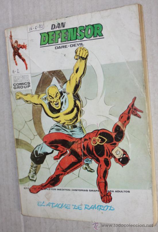 C&oacute;mics: DAN DEFENSOR (DAREDEVIL)  N&ordm; 46 (VERTICE TACO): EL ATAQUE DE RAMROD - Foto 1