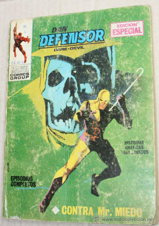 C&oacute;mics: DAN DEFENSOR (DAREDEVIL) N&ordm; 3 (VERTICE TACO): contra mr. Miedo - Foto 1