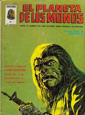 C&oacute;mics: EL PLANETA DE LOS MONOS ( VERTICE ) ORIGINAL 1979 - Foto 1