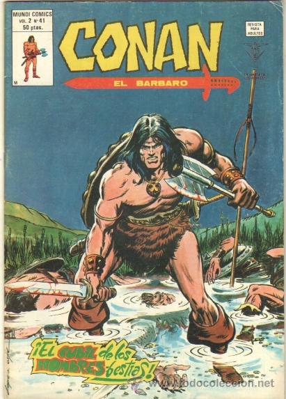 C&oacute;mics: CONAN V&ordm; 2 N&ordm; 41 CON BELIT - VERTICE 1978 - BARRYSMITH - ROY THOMAS - Foto 1