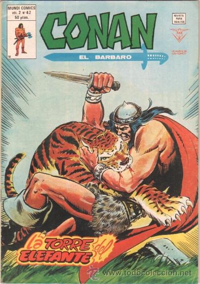 C&oacute;mics: CONAN EL BARBARO V&ordm; 2 N&ordm; 42 - ROY THOMAS - BARRY SMITH - - Foto 1