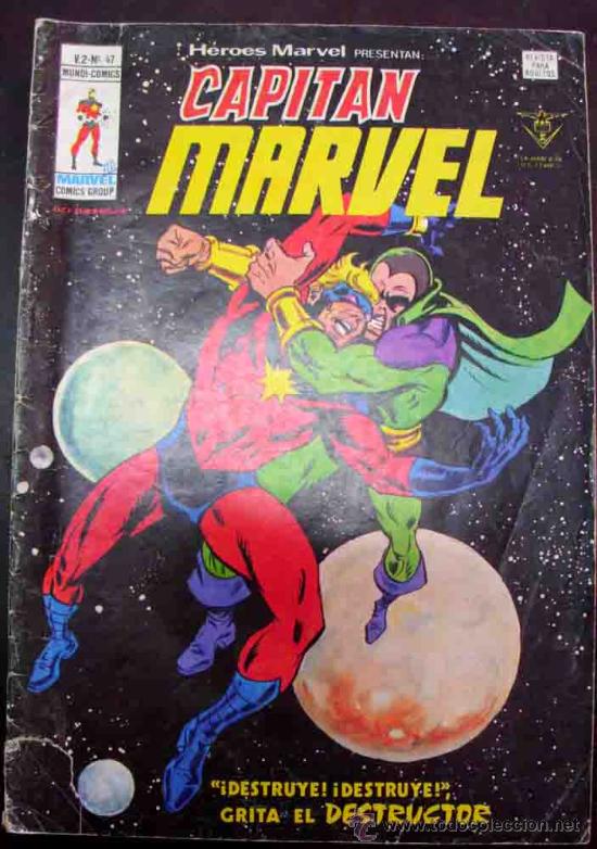 C&oacute;mics: HEROES MARVEL PRESENTAN: CAPITAN MARVEL VOL. 2 NUMERO 47. MUNDI COMICS. (C/A4) - Foto 1