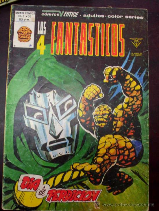 C&oacute;mics: 4 FANTASTICOS. VERTICE. VOL. 3 N&Uacute;MERO 33 (C/A34) - Foto 1