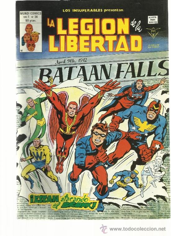 C&oacute;mics: VERTICE LOS INSUPERABLES V1 N&ordm; 34 - Foto 1